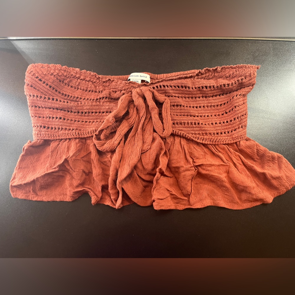 American Eagle Crotchet Tube Top